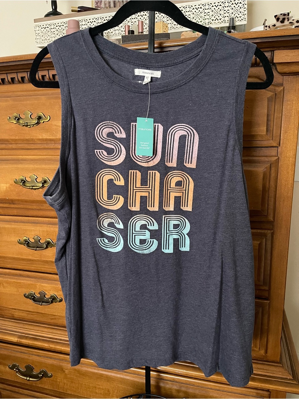 Maurice’s Sleeveless Graphic Tank Top - SUN CHASER